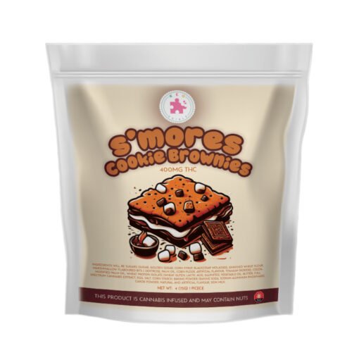 S’mores Cookie Brownies | 400 mg THC | Keo Edibles