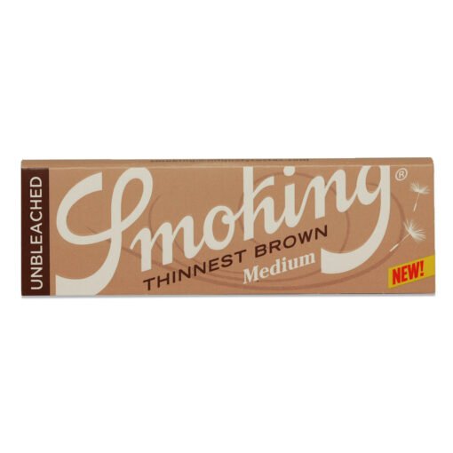 Smoking Thinnest Brown Zigarettenpapier 1 1/4